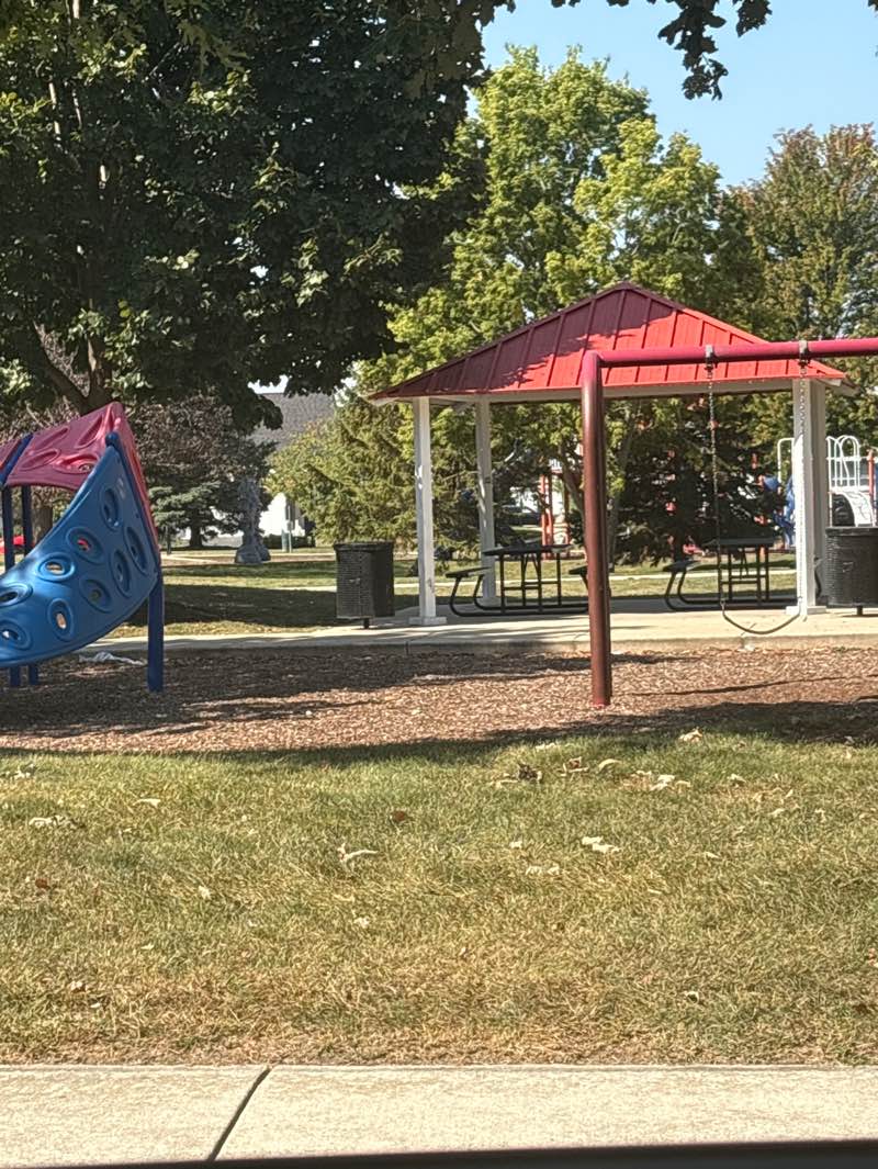 walking near me in Columbus Park in autumn
