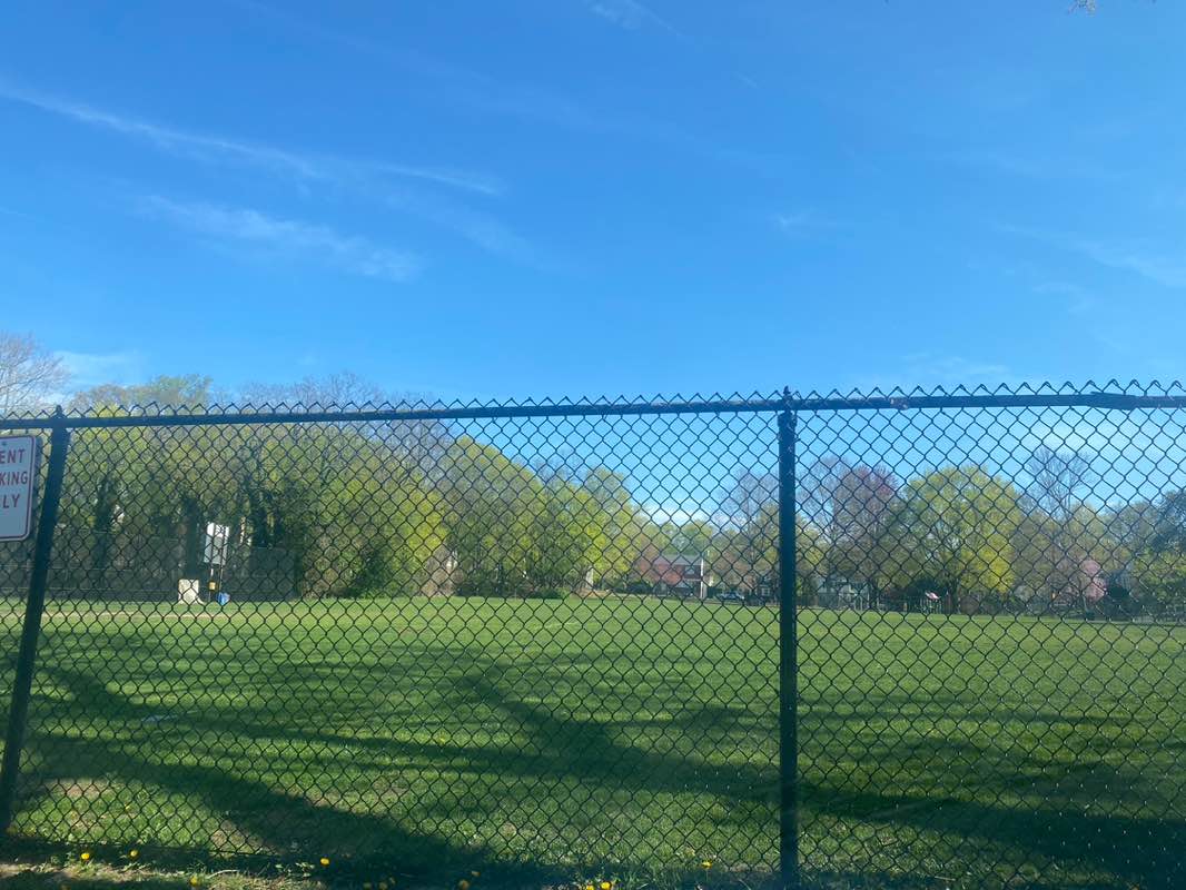 walking near me in Dunwoodie Park in spring