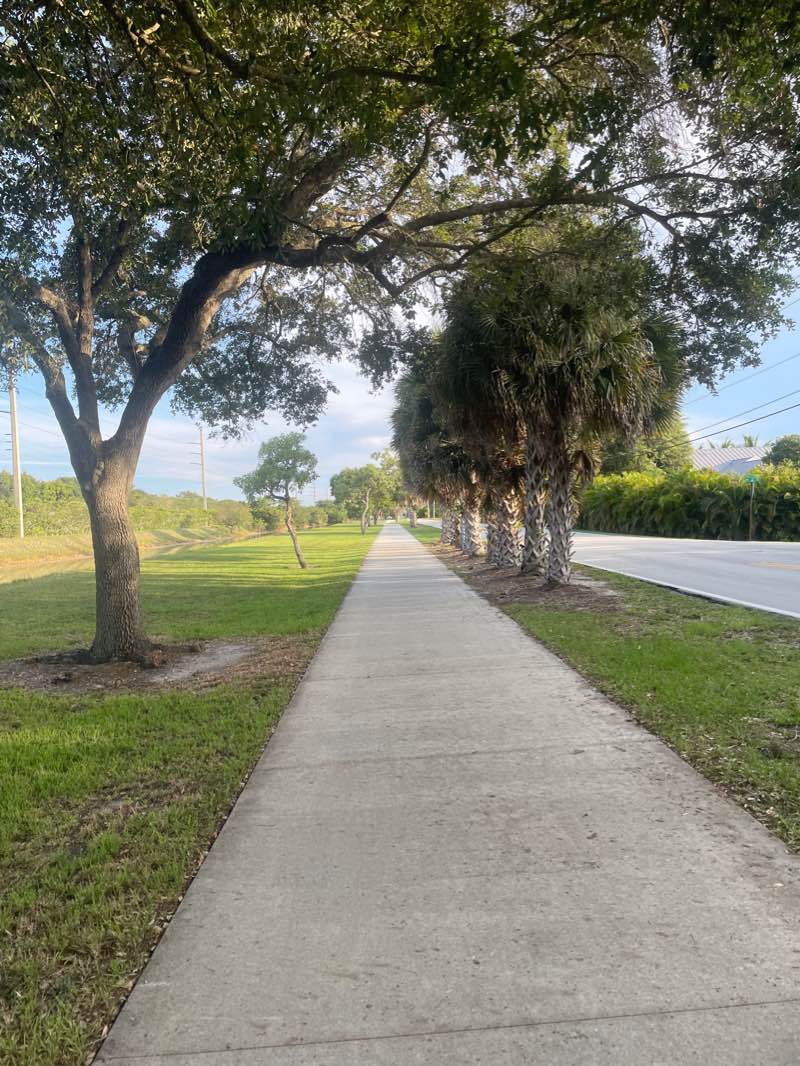 walking near me in Hiatus Greenway in winter