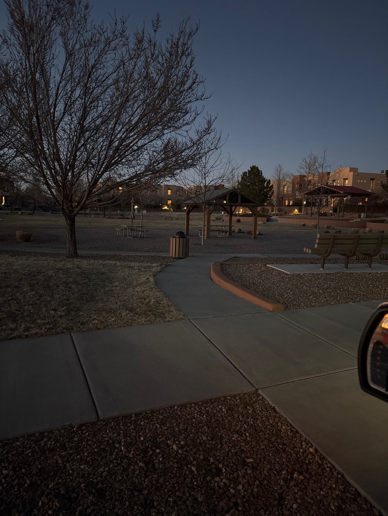 walking near me in Johnson Mesa Park in spring