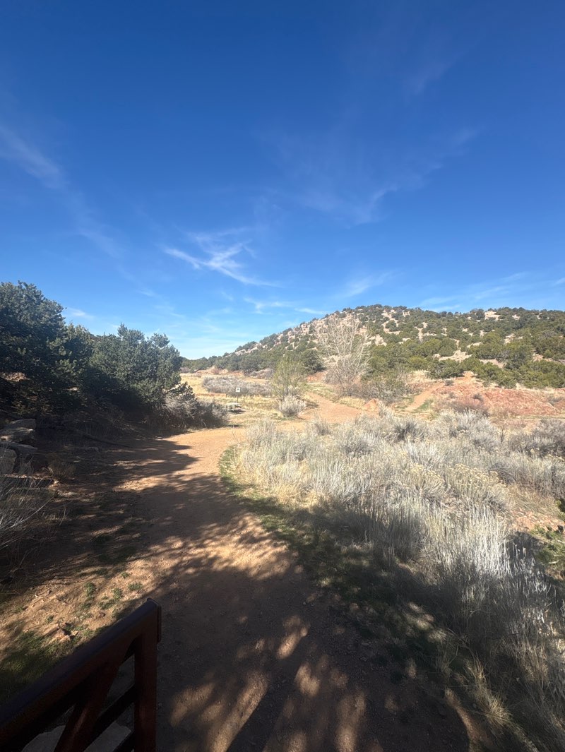 walking near me in Arroyo Hondo Open Space in spring