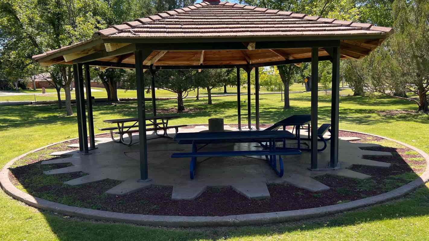 walking near me in Enchanted Lands Park in winter