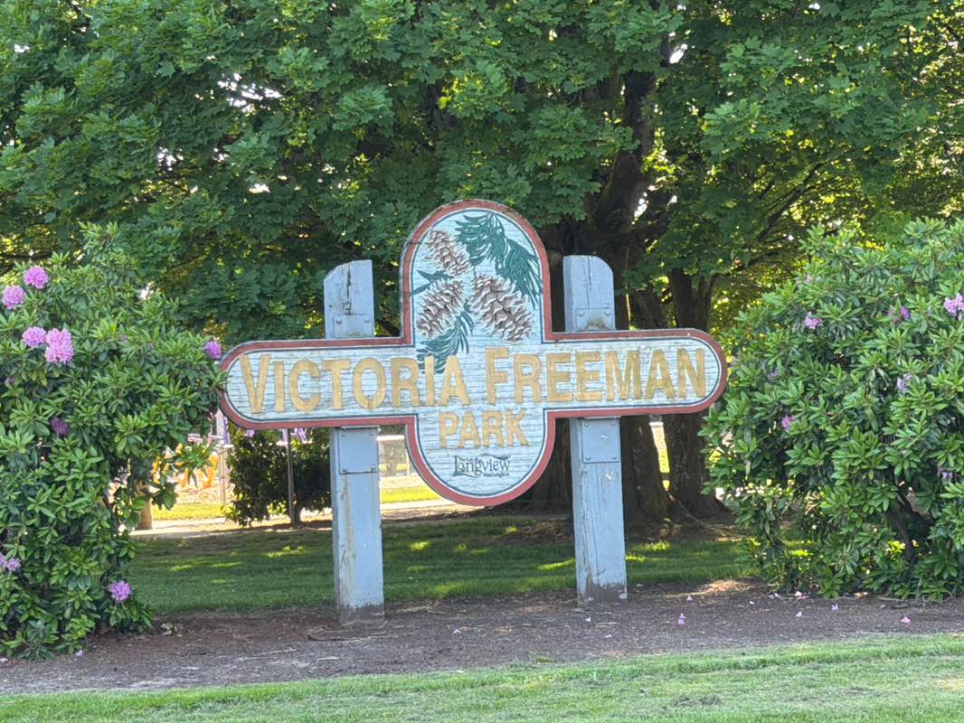 walking near me in Victoria Freeman Park in summer