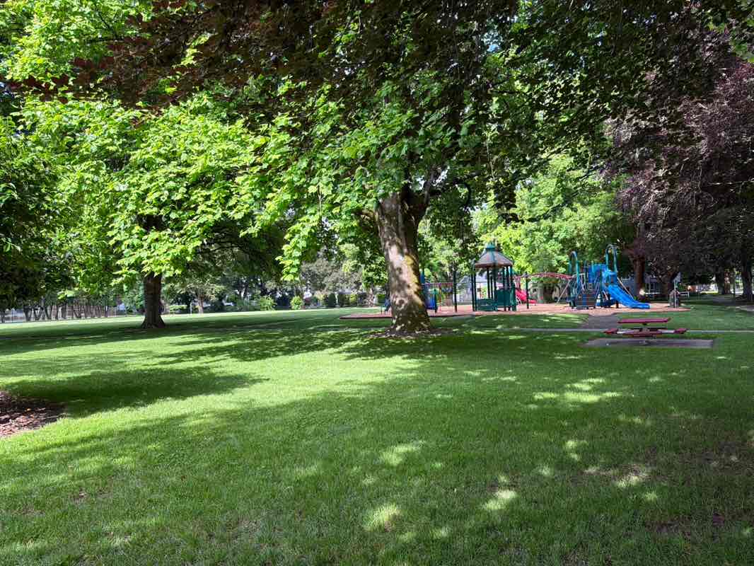 walking near me in Vandercook Park in summer