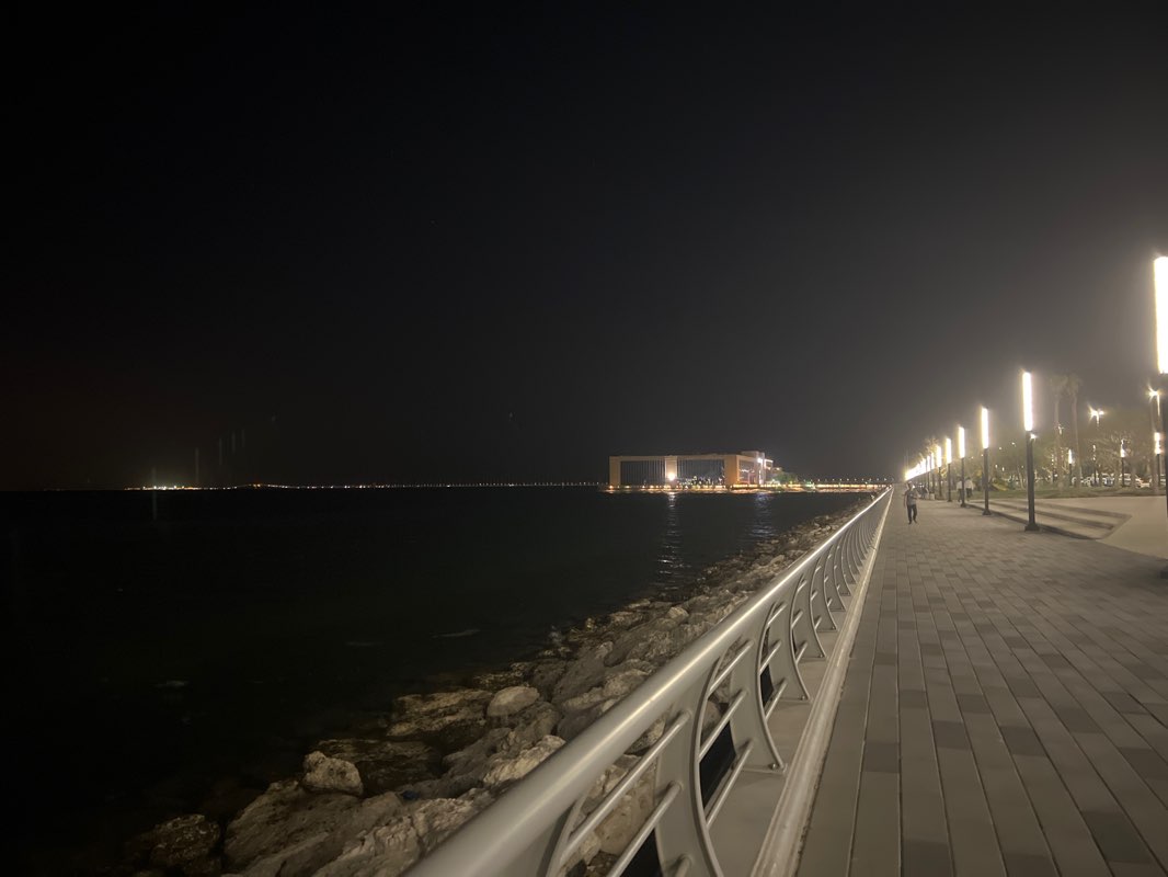 walking near me in Al Dughaiter Island Entrance in winter