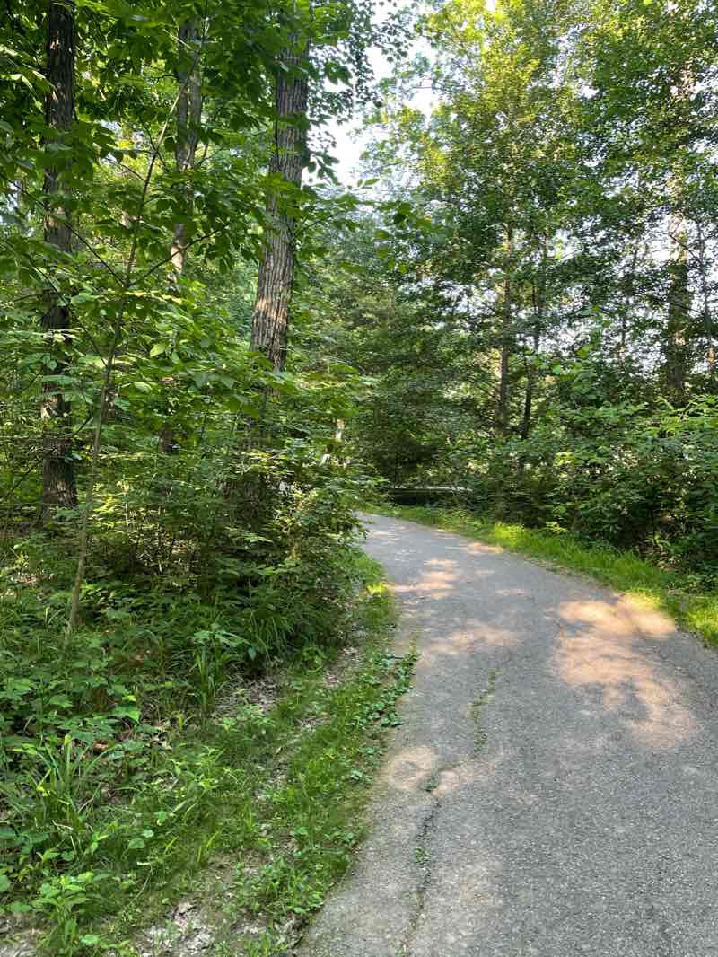 walking near me in Hannah Park in winter