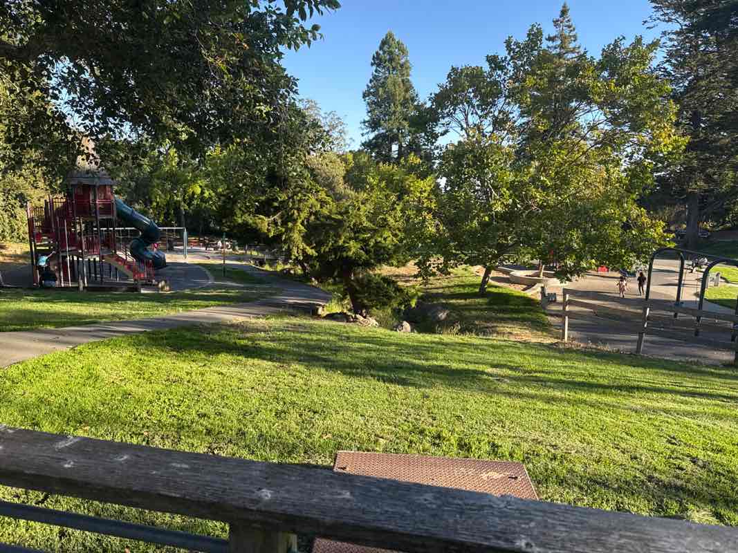walking near me in Arlington Park in autumn