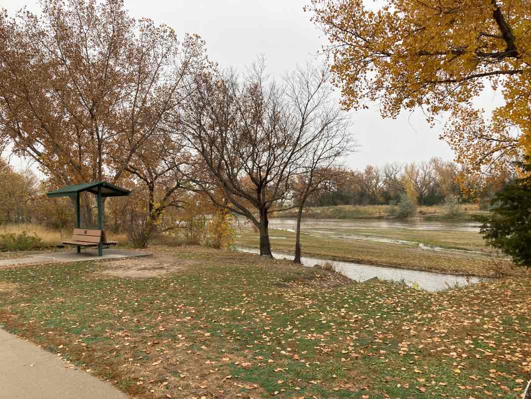 walking near me in Centennial Park in winter