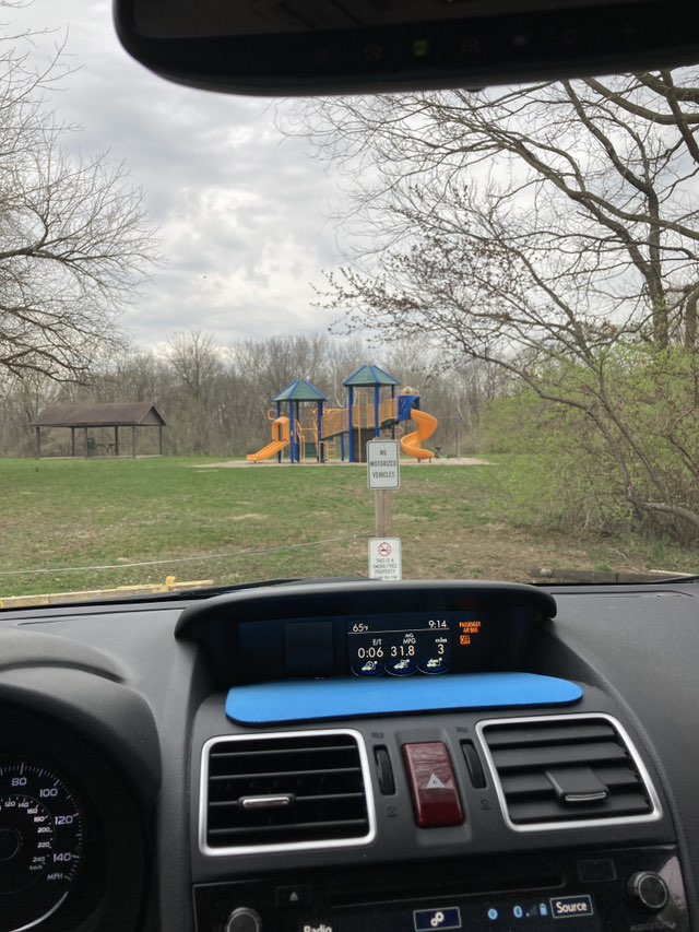 walking near me in Rooker Run Park in spring