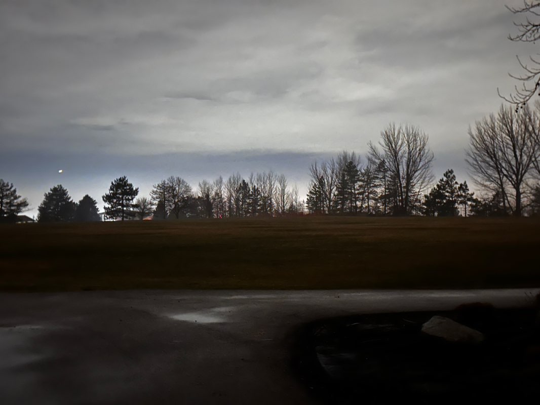 walking near me in Flat Iron Mesa Park in winter