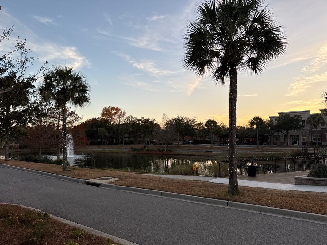 walking near me in Guggenheim Park in winter