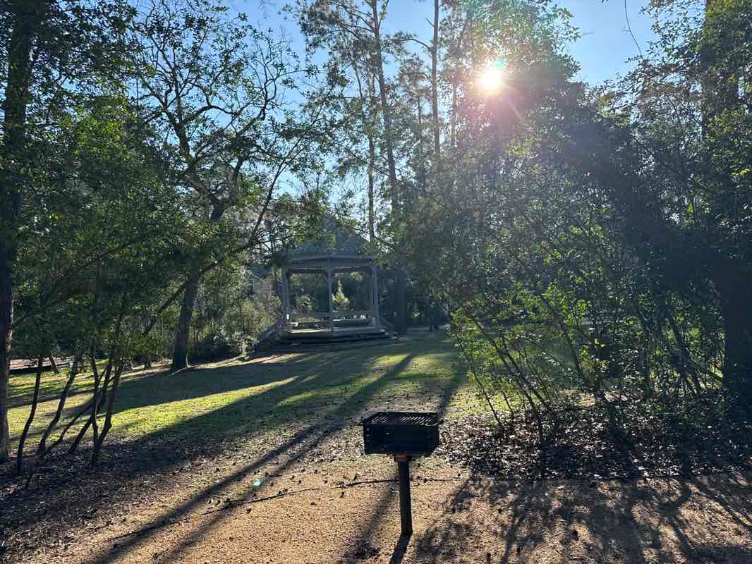 walking near me in Trace Creek Park in winter