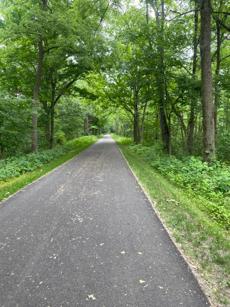 walking near me in Indian Boundary Park in winter