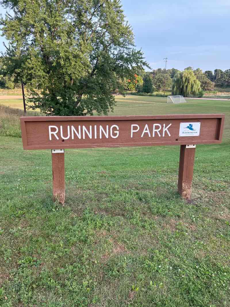walking near me in Running Park in autumn