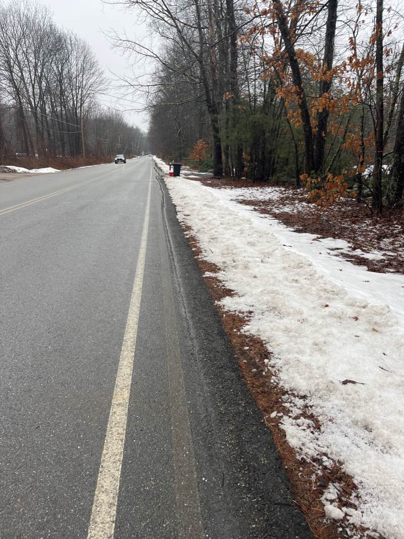 walking near me in Townsend Hill WMA in winter