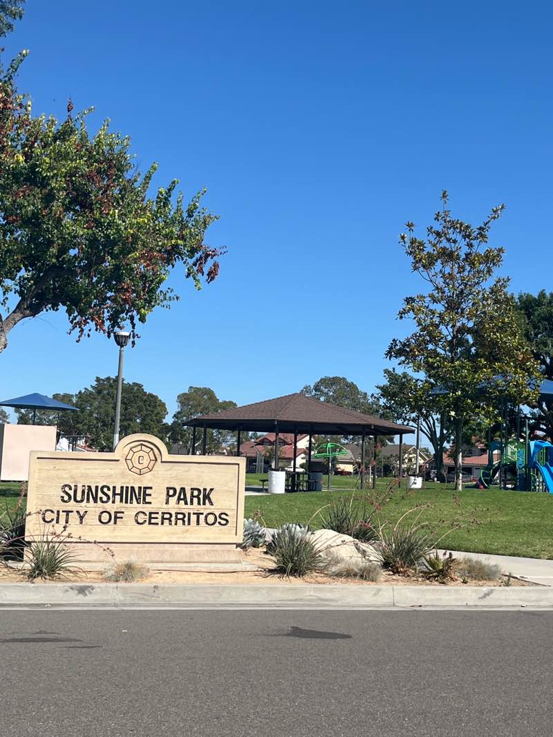walking near me in Sunshine Park in autumn