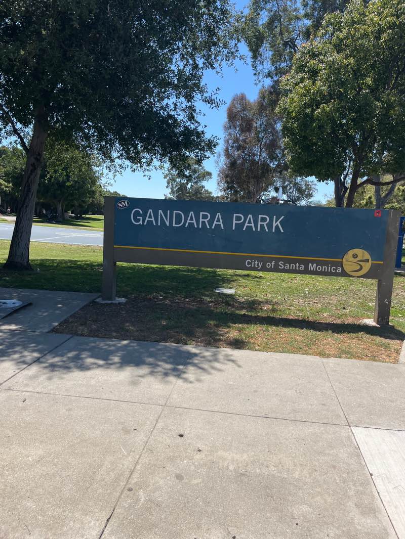 walking near me in Gandara Park in autumn