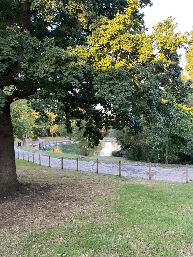 walking near me in Christchurch Park in autumn