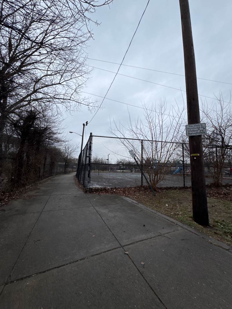 walking near me in McGovern Park in winter