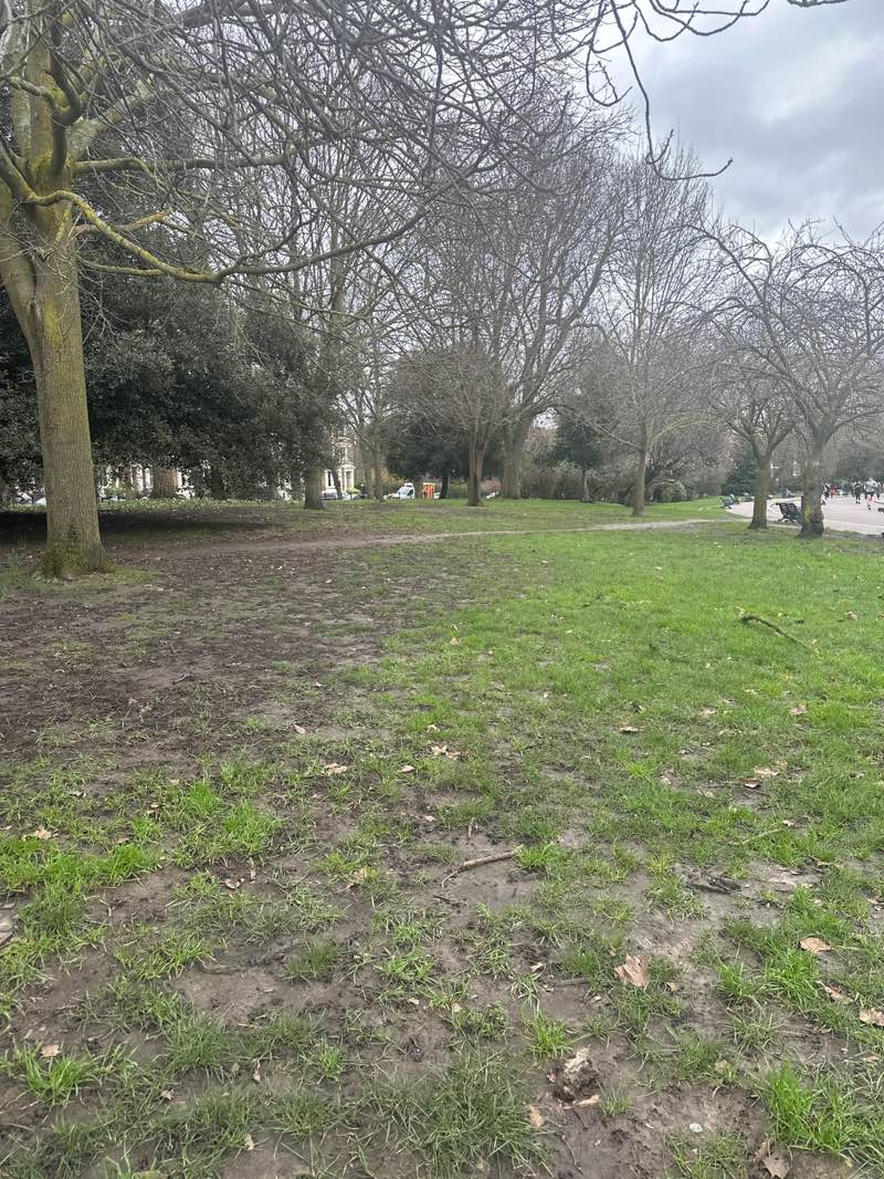 walking near me in Victoria Park in winter