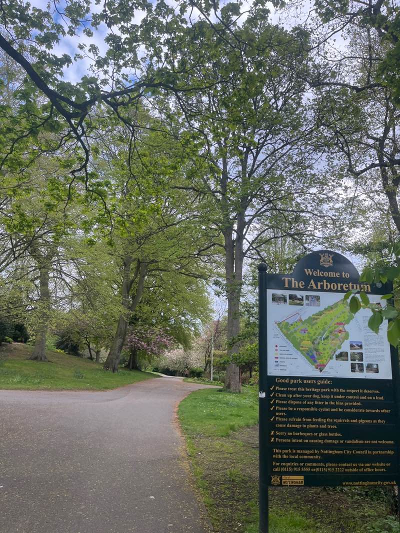 walking near me in Arboretum in spring