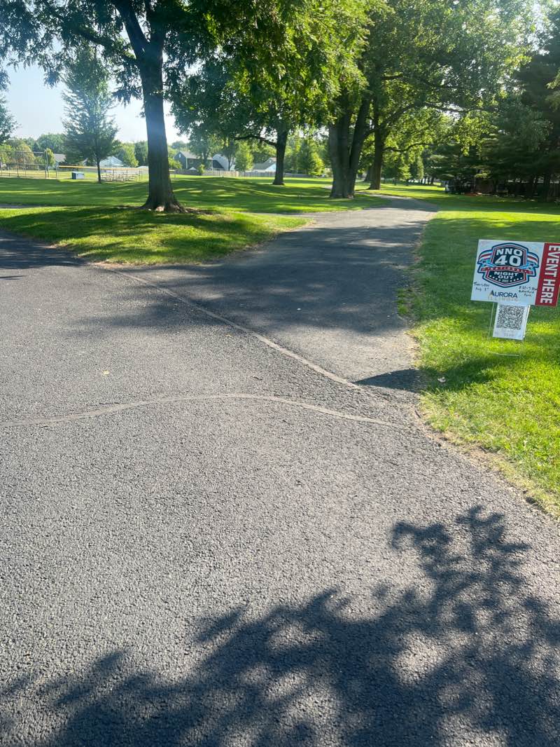 walking near me in Butterfield Park in winter