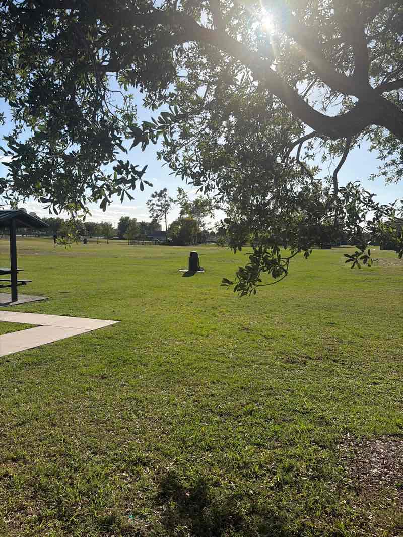 walking near me in Lester Mandell Park in spring