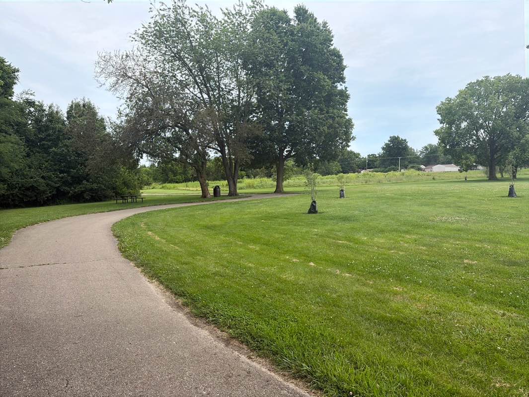 walking near me in State Farm Park in summer