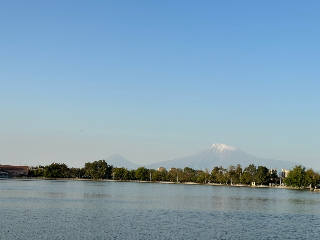 walking near me in Vardavar Park in winter