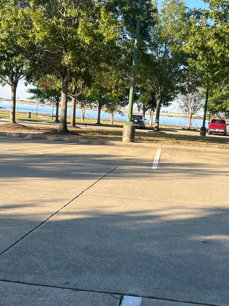 walking near me in Prien Lake Park in autumn