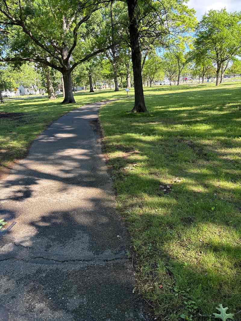 walking near me in Atwood Park in summer