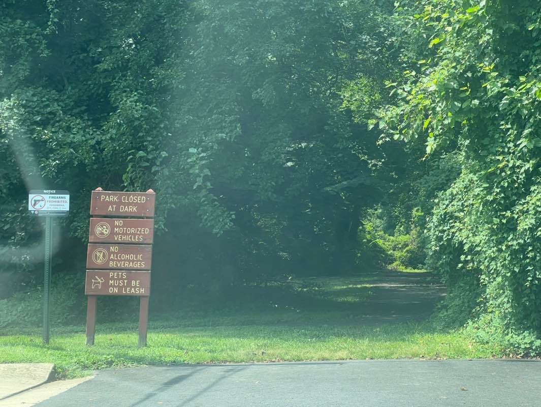 walking near me in Tysons Pimmit Park in autumn