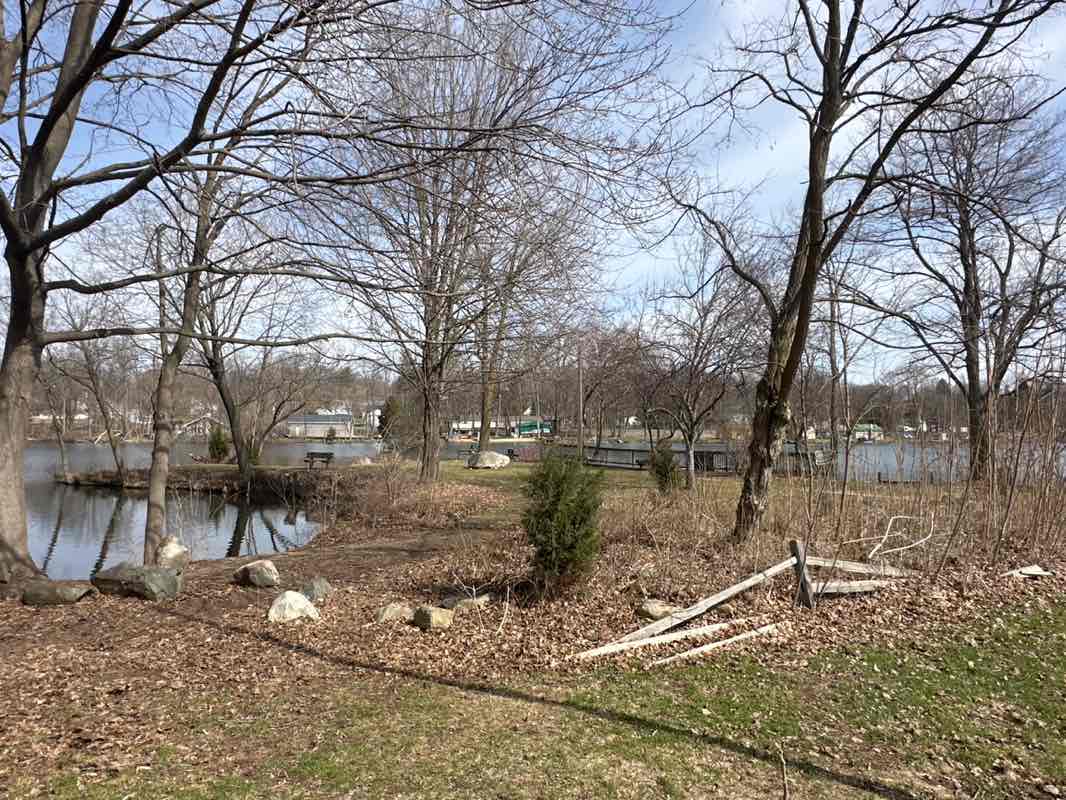 walking near me in Stuart's Landing in spring
