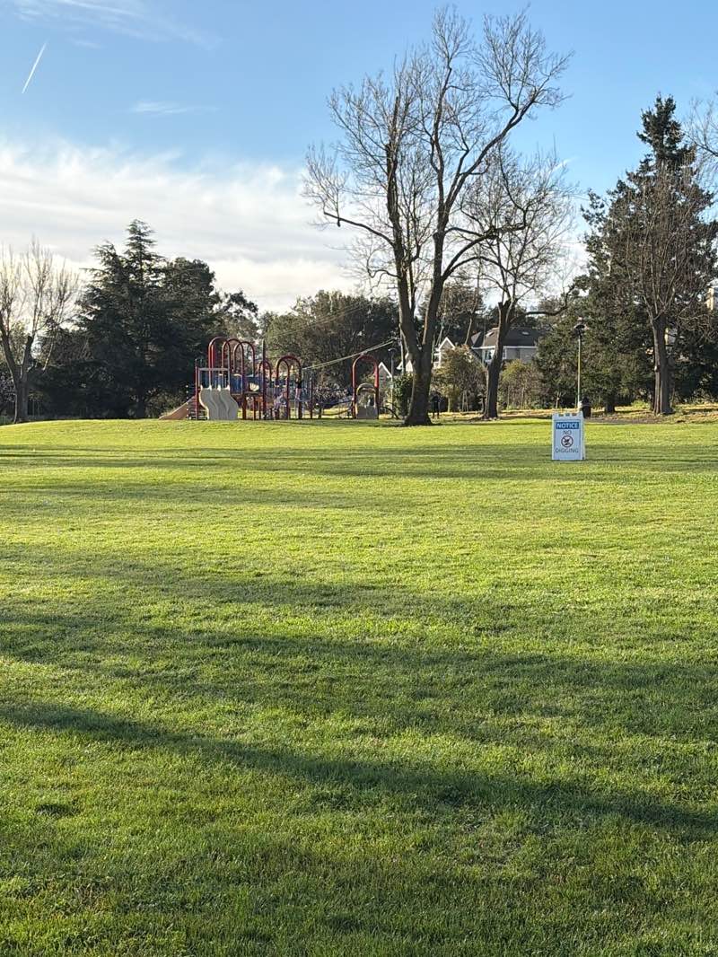 walking near me in Varian Park in spring