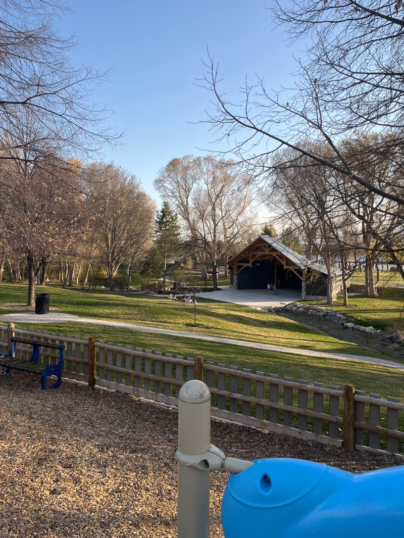 walking near me in Heritage Park in spring