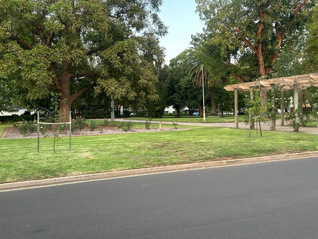 walking near me in Enticknap Park in autumn