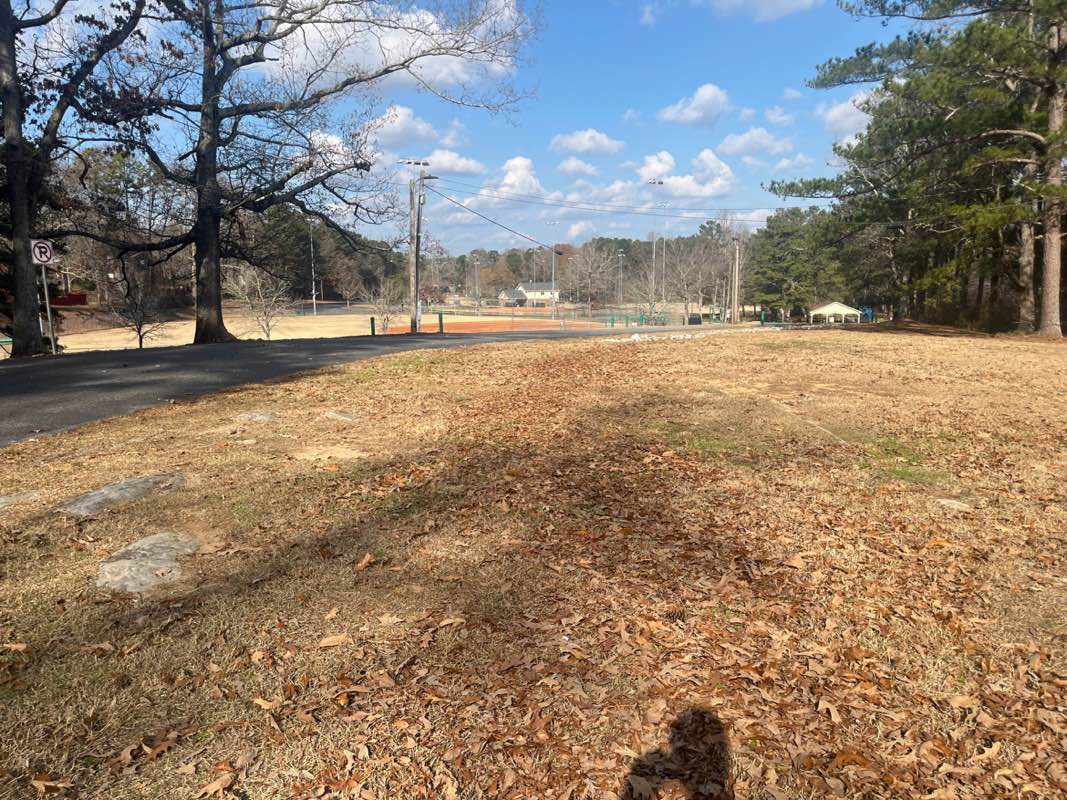 walking near me in Flat Shoals Park in winter