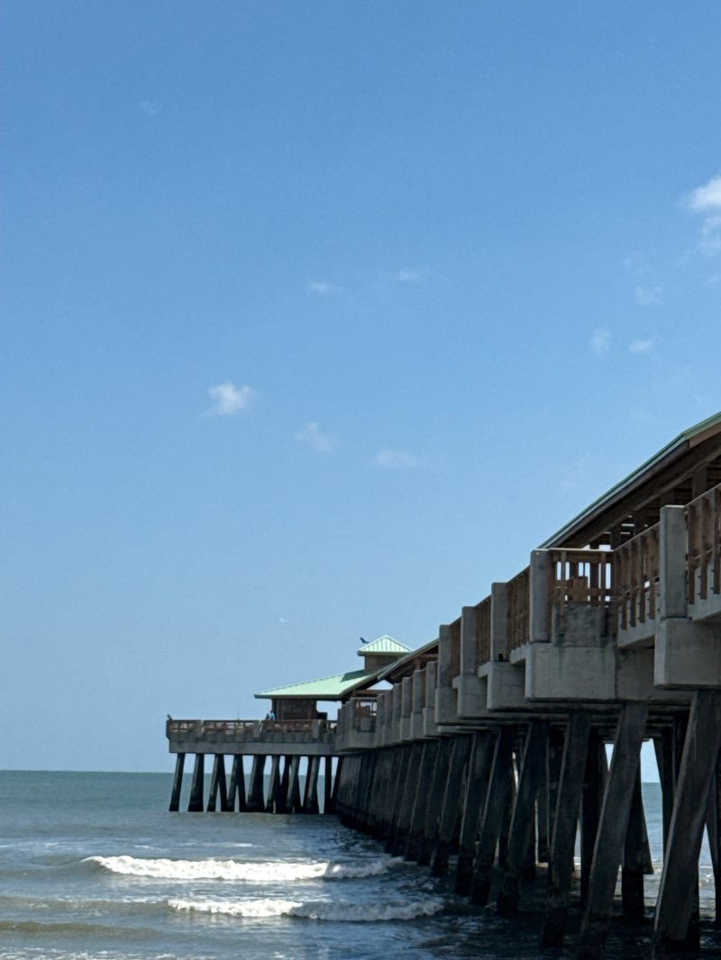 walking near me in Folly Beach Pier in autumn