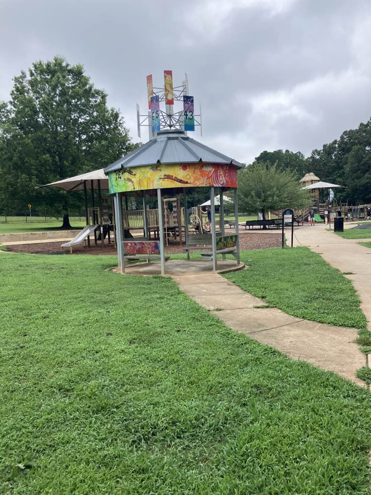 walking near me in World Of Wonder Playground in autumn