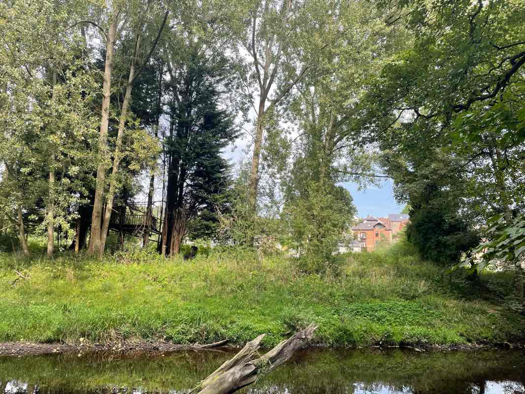 walking near me in Bebra Gardens in winter