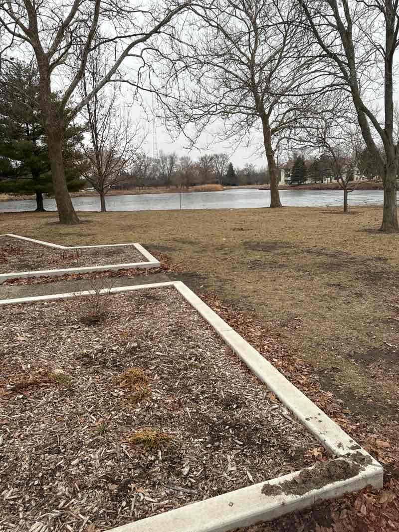 walking near me in Mattis Park in winter