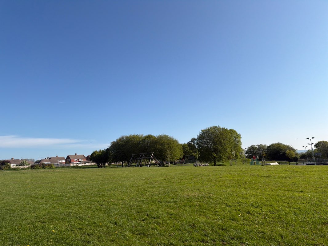 walking near me in Milford Park in spring