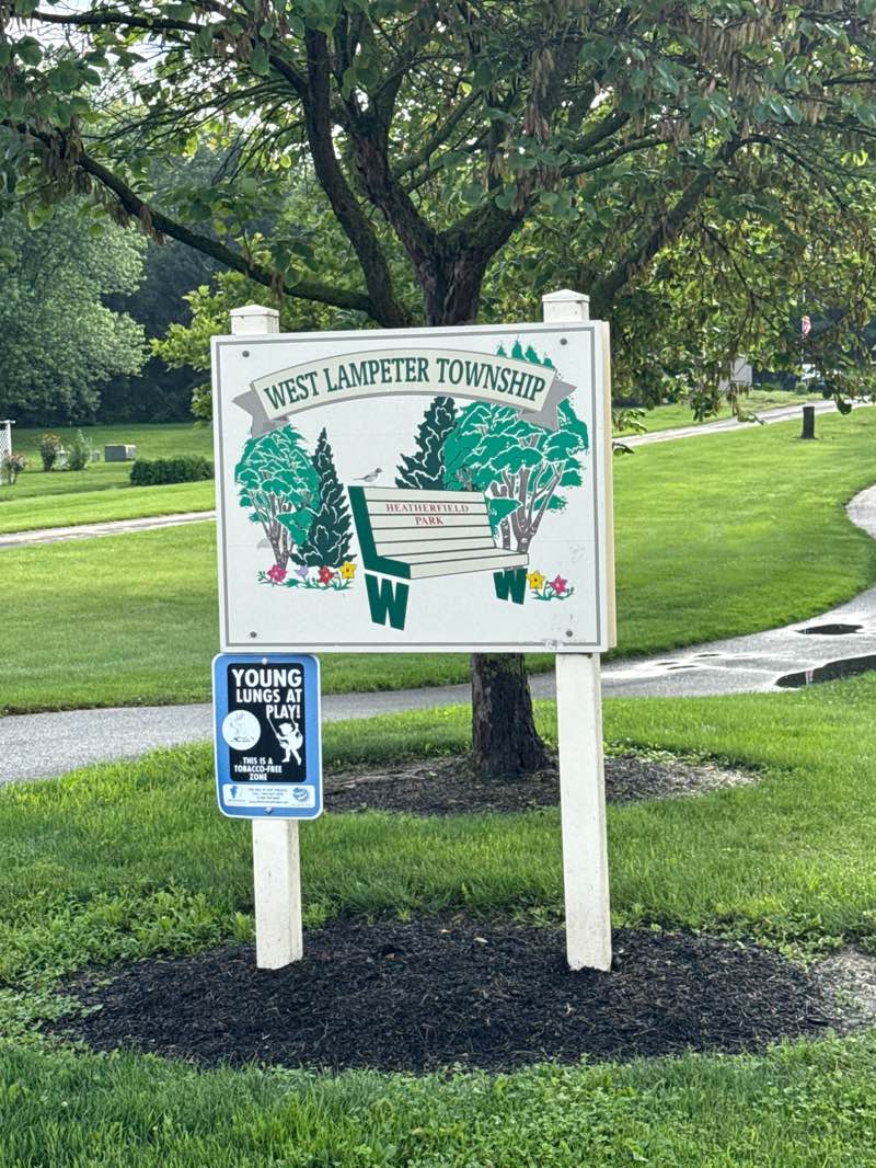 walking near me in West Lampeter Park in summer