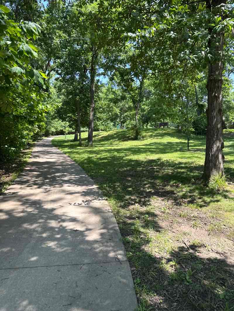 walking near me in Grasslands Park in summer