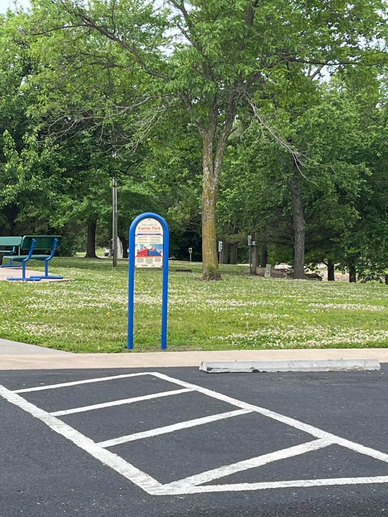 walking near me in Garvin Park in spring