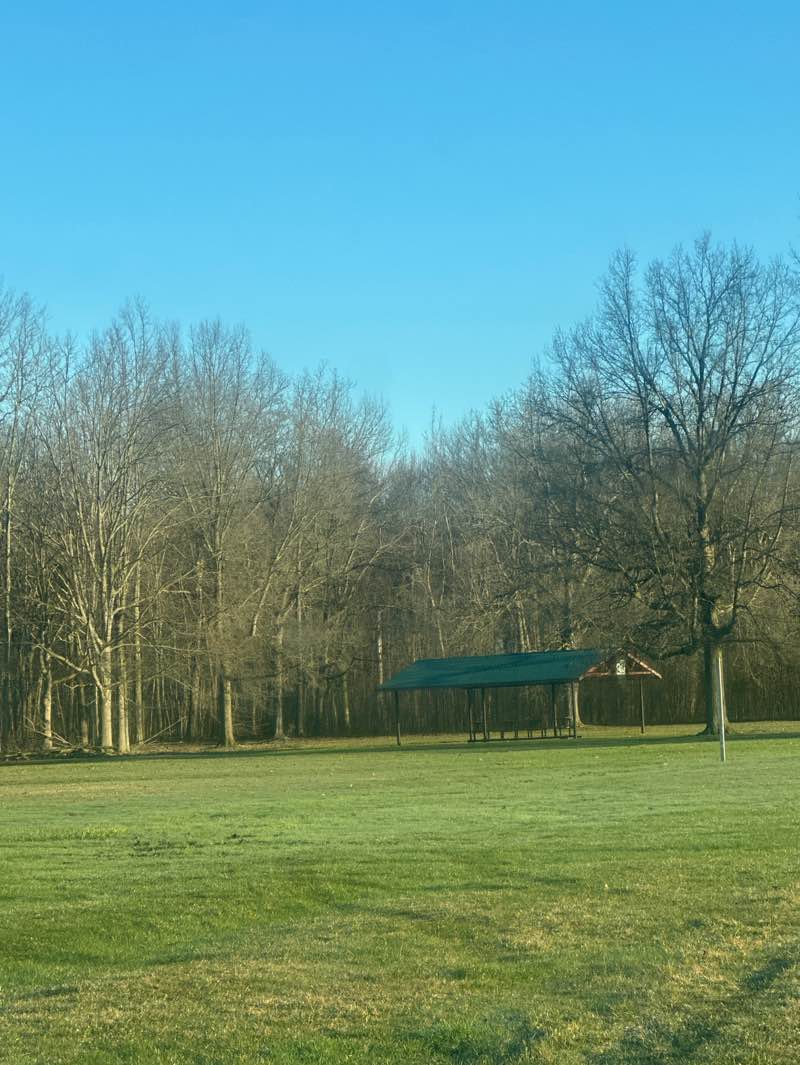 walking near me in Cooks Mills Park in spring