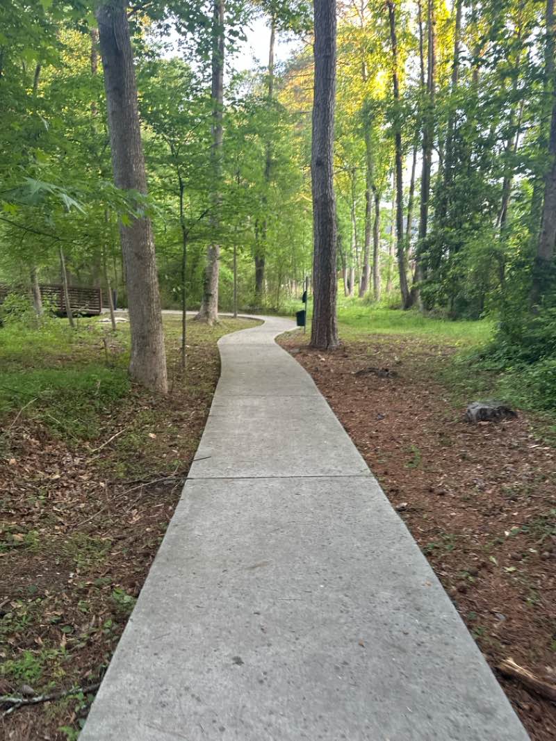 walking near me in Rossie Brundage Park in spring