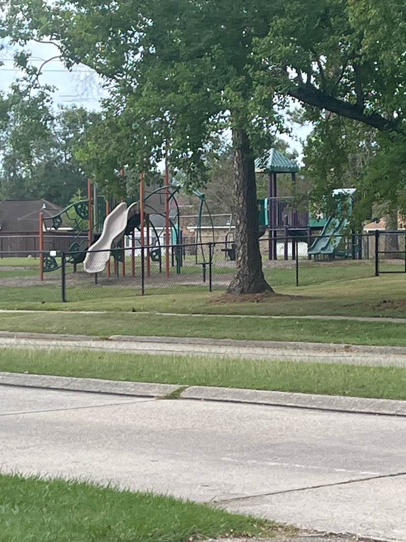 walking near me in Rue Rochelle Park in autumn