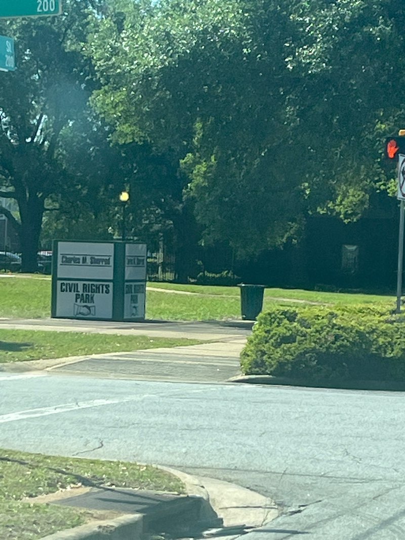walking near me in Charles M. Sherrod Civil Rights Park in spring