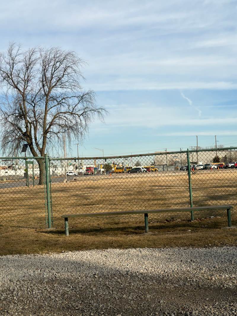 walking near me in Babe Ruth Park in winter